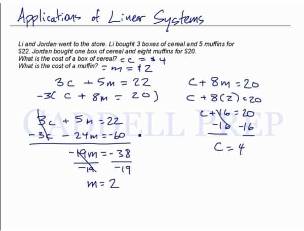 Applications of Linear Systems