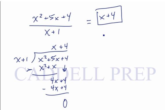 Dividing Polynomials